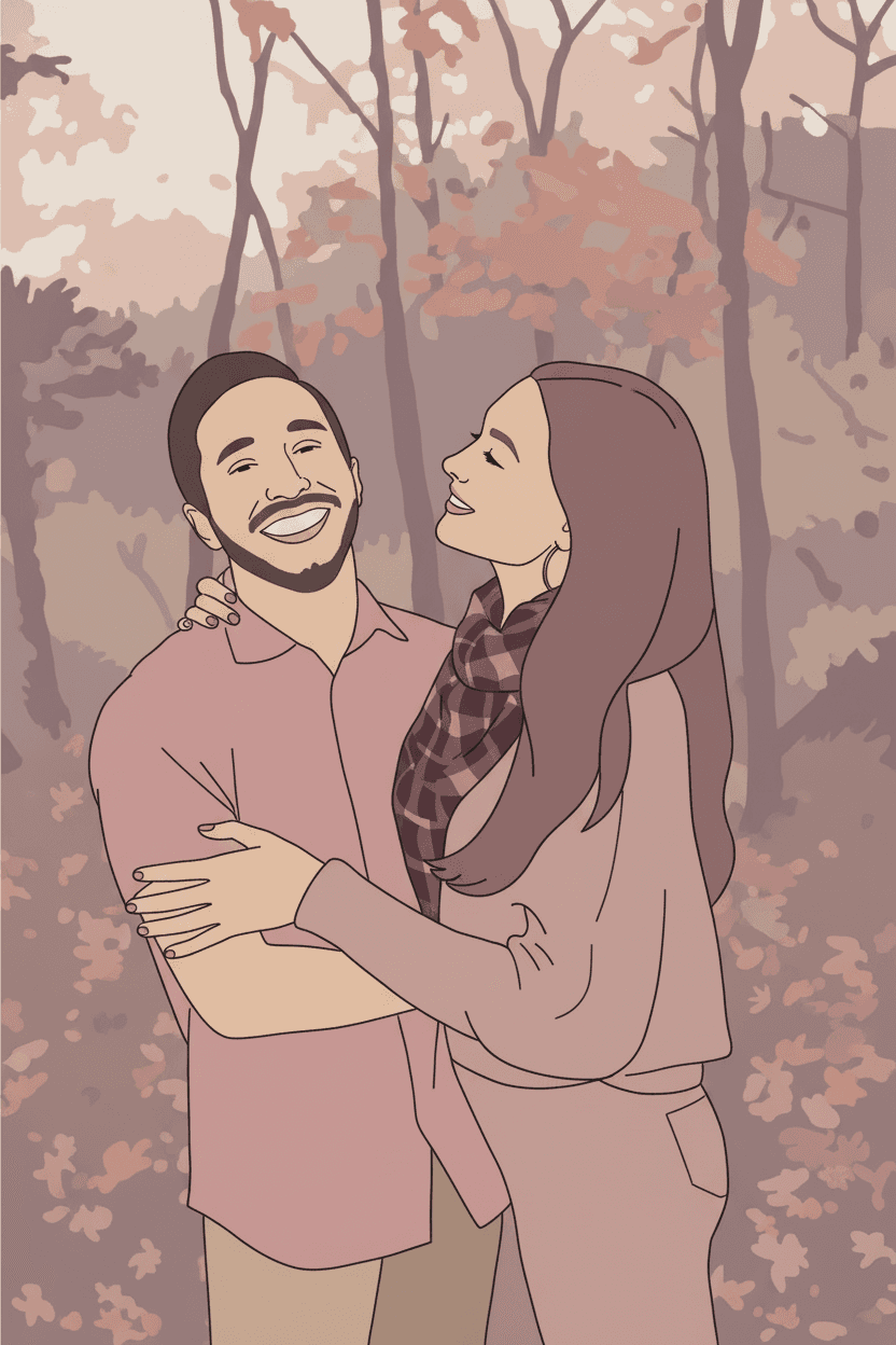 Minimalist faceless portrait in a blush palette